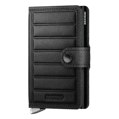 Kožená peněženka Secrid Premium Twinwallet Emboss Lines černá barva, TEI.BLACK