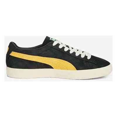 Semišové sneakers boty Puma VTG Hairy černá barva, 385698.06-black