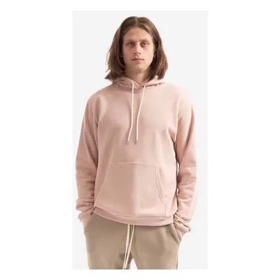 Bavlněná mikina John Elliott Beach Hoodie B121B00711A pánská, růžová barva, s kapucí, hladká