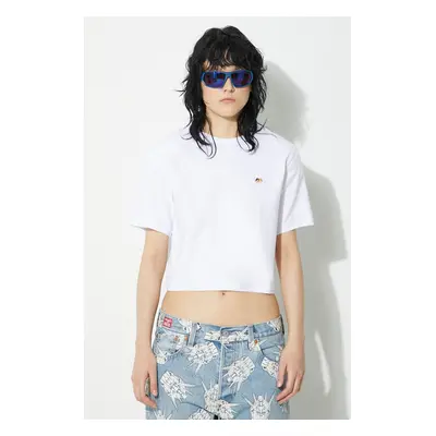 Tričko Fiorucci Angel Patch Padded Cropped T-Shirt bílá barva, M01FPTSH095CJ03WH01