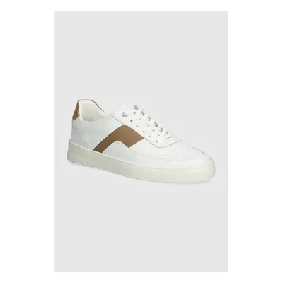 Kožené sneakers boty Filling Pieces Mondo Game béžová barva, 46733151108