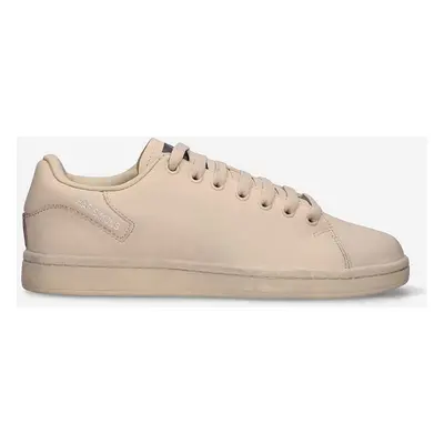 Kožené sneakers boty Raf Simons Orion HR760003L 3308 béžová barva