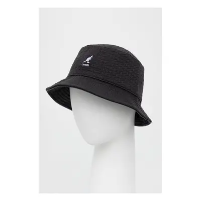 Oboustranný klobouk Kangol černá barva, K5317.BB001-BB001