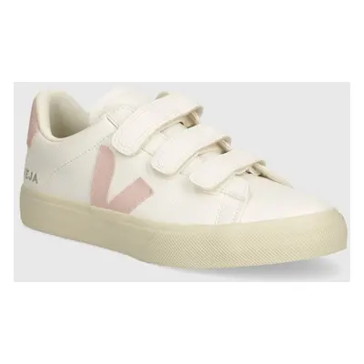 Kožené sneakers boty Veja Recife Logo bílá barva, RC0503696A