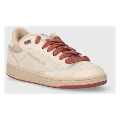 Semišové sneakers boty Reebok Classic Club C Bulc béžová barva, 100074473