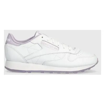 Kožené sneakers boty Reebok Classic CLASSIC LEATHER bílá barva