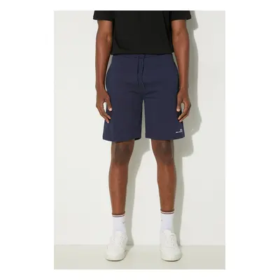 Bavlněné šortky A.P.C. Item Short COEAS-H10148 BLACK tmavomodrá barva