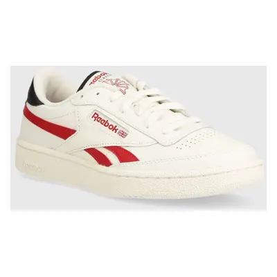 Kožené sneakers boty Reebok Classic Club C Revenge béžová barva, 100075005