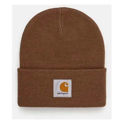 Čepice Carhartt WIP Short Watch Hat hnědá barva, I017326.2YXX