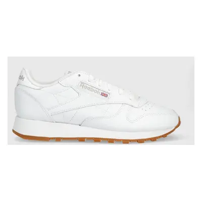 Kožené sneakers boty Reebok Classic CLASSIC LEATHER bílá barva, GY0952.100008491