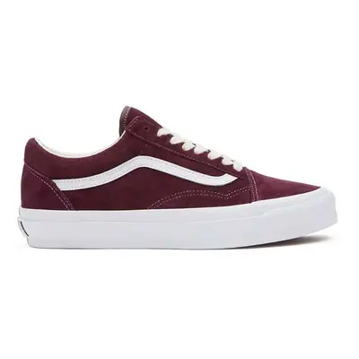 Semišové tenisky Vans Premium Standards Old Skool 36 vínová barva, VN000CNG4QU1