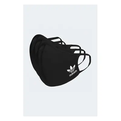 Ochranná rouška adidas Originals Face Covers M/L 3-pack HB7851-black