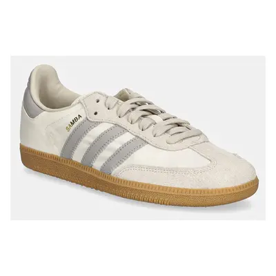 Sneakers boty adidas Originals Samba OG bílá barva, ID1448