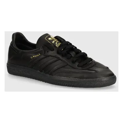 Kožené sneakers boty adidas Originals Samba Decon černá barva, IG6172