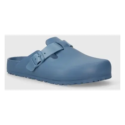 Pantofle Birkenstock Boston EVA pánské, modrá barva, 1027341