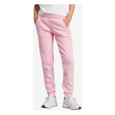 Tepláky adidas Originals růžová barva, hladké, IA6455-pink