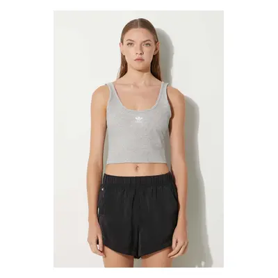 Top adidas Originals HF3398 dámský, šedá barva, HF3398-MGREYH