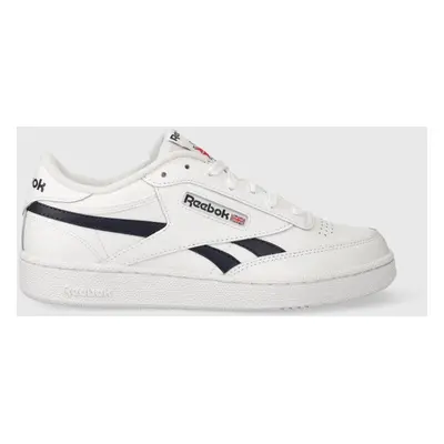 Kožené sneakers boty Reebok bílá barva