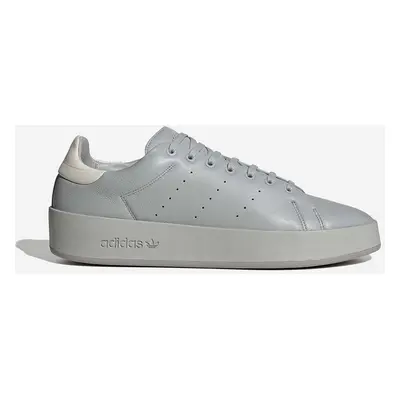 Kožené sneakers boty adidas Originals Stan Smith GW2233 šedá barva