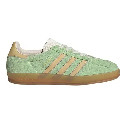 Semišové sneakers boty adidas Originals Gazelle Indoor zelená barva, IE2948