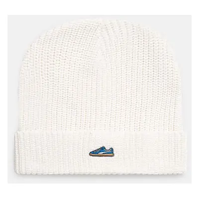 Bavlněná čepice Puma Classics Graphic Short Beanie bílá barva, 025680