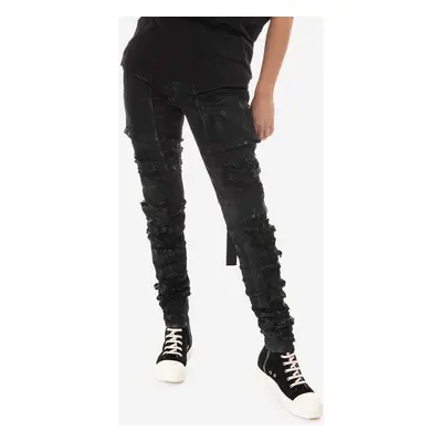 Džíny Rick Owens dámské, černá barva, DS02B4312.SBFLS-Black