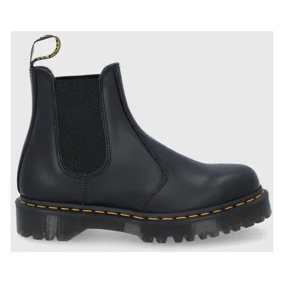 Kožené kotníkové boty Dr. Martens 2976 Bex dámské, černá barva, na platformě, 26205001