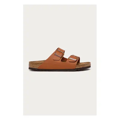 Pantofle Birkenstock Arizona pánské, hnědá barva