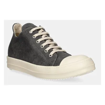 Kecky Rick Owens Low Sneaks dámské, šedá barva, DS02D2802.SCF