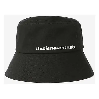 Bavlněný klobouk thisisneverthat Long Bill Bucket Hat černá barva, TN221WHWBK02-BLACK