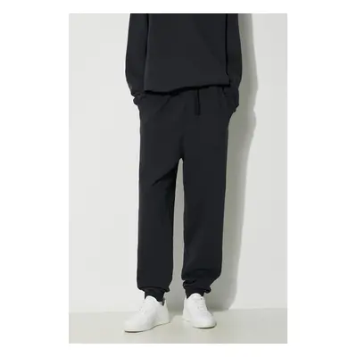 Bavlněné tepláky A-COLD-WALL* Essential Sweatpant černá barva, ACWMB274