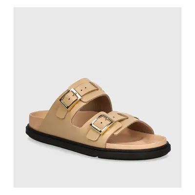 Pantofle Birkenstock St Barths dámské, béžová barva, 1027796