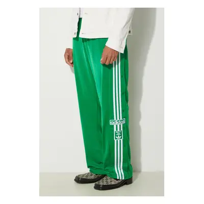 Tepláky adidas Originals Adibreak zelená barva, s aplikací, IY9923