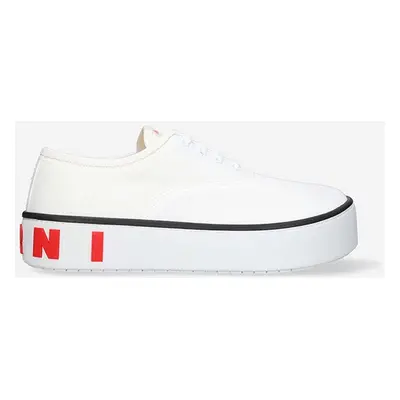 Sneakers boty Marni bílá barva, SNZU009503.P3571-white