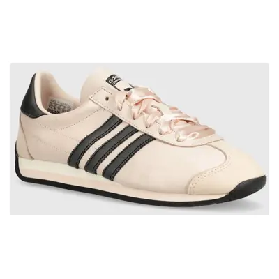 Kožené sneakers boty adidas Originals Country OG růžová barva, ID1416