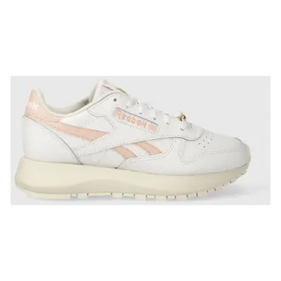 Kožené sneakers boty Reebok Classic CLASSIC LEATHER bílá barva