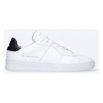 Kožené sneakers boty Filling Pieces Court Bianco bílá barva, 89127791861