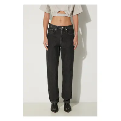 Bavlněné džíny A.P.C. Martin F high waist, COETA.F09122-BLACK