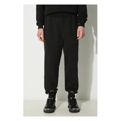 Bavlněné tepláky A-COLD-WALL* Essential Sweatpants černá barva, ACWMB147.-BLACK