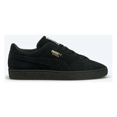 Semišové sneakers boty Puma Classic XXI černá barva, 374915.12-black