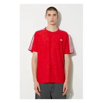 Tričko adidas Originals Premium Jersey červená barva, IX7349