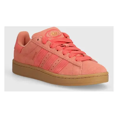 Semišové sneakers boty adidas Originals oranžová barva, IE5587