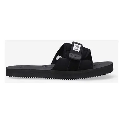 Pantofle Suicoke PADRI BLACK černá barva, PADRI-OLIVEBLACK