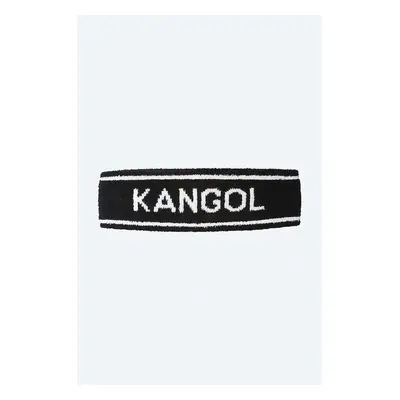 Čelenka Kangol černá barva, K3302ST-WHITE/CIAN