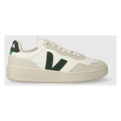 Kožené sneakers boty Veja V-90 bílá barva, VD2003384A