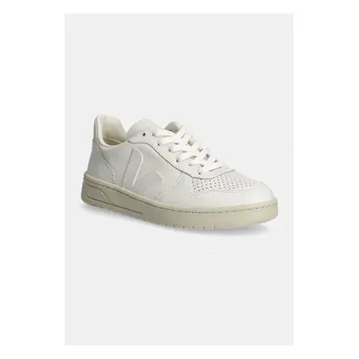 Kožené sneakers boty Veja V-10 Leather bílá barva, VX0201270A