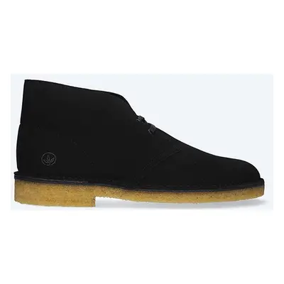 Střevíce Clarks Originals Desert Boot pánské, černá barva, 26162582