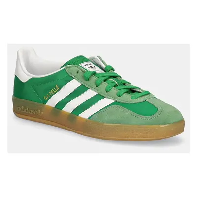 Sneakers boty adidas Originals Gazelle Indoor zelená barva, IE6605