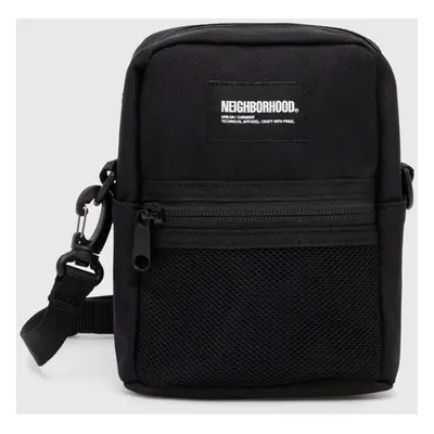 Ledvinka NEIGHBORHOOD Mini Vertical Bag černá barva, 241TQNH.CG05