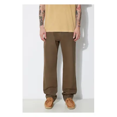 Bavlněné kalhoty Filson Dry Tin 5 Pocket Pant zelená barva, jednoduché, FMPAN0012